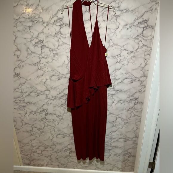 REISS XENA STRAPPY OPEN BACK COCKTAIL DRESS - Picture 7 of 13